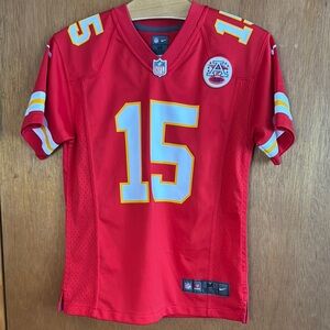 NFL Nike Red Mahomes On-Field Jersey Sz Youth M